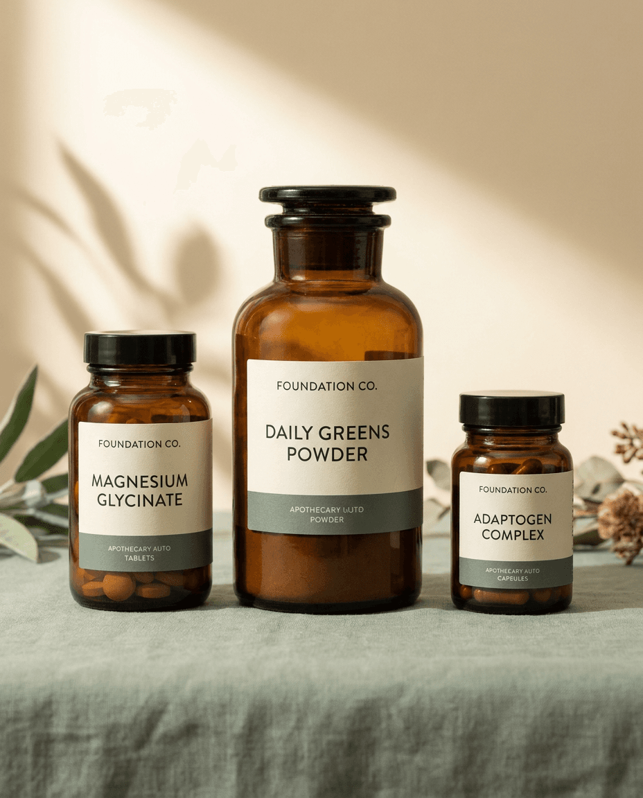 Foundation Wellness Daily Stack — Greens, Magnesium, Ashwagandha